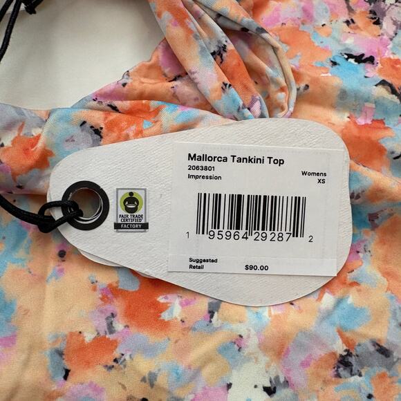 Prana Women's Malloca Tankini Swimsuit Top Impression size XS NWT 2063801 - Picture 6 of 6